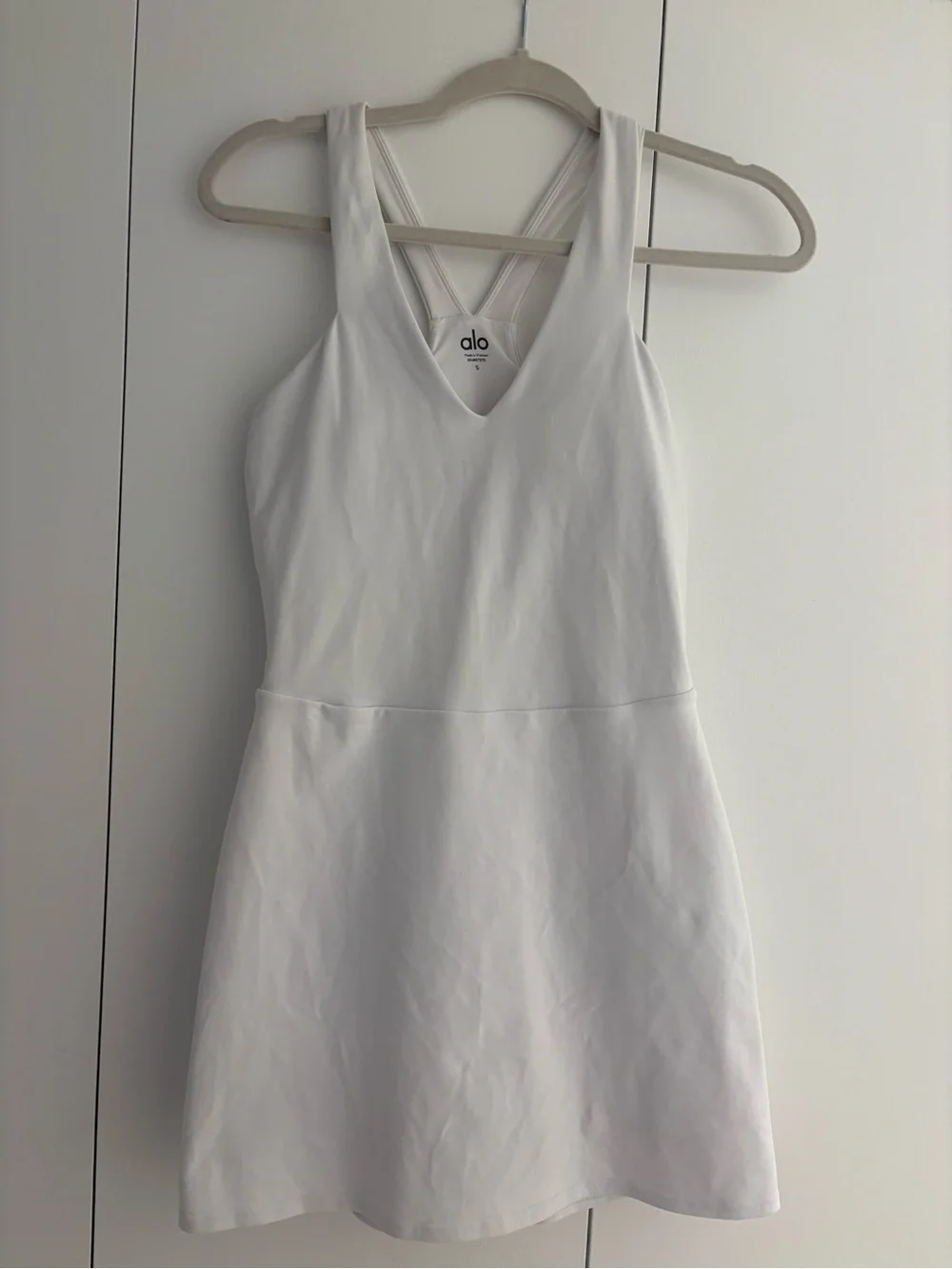ALO Yoga white airbrush real dress white size S